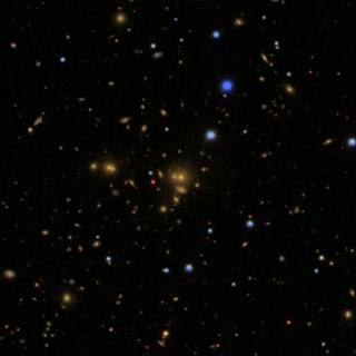 Medium distant cluster of galaxies